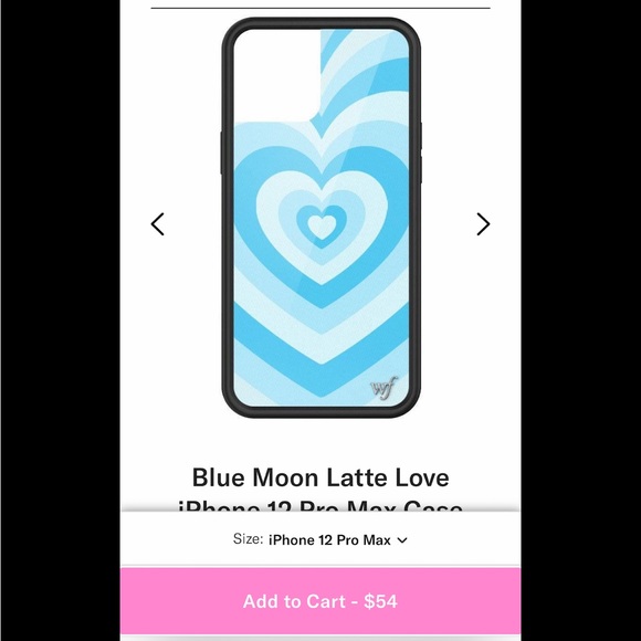 Brand new iPhone 12 Wildflower Blue Moon Case - Picture 3 of 3